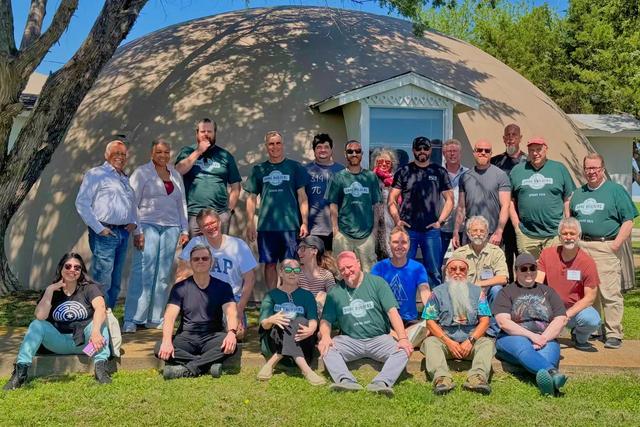 The graduating class of the Spring 2025 Monolithic Dome Builders Workshop