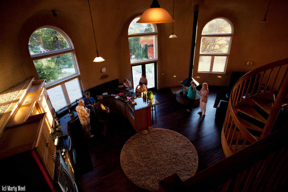 The dome has a living area of 630 square feet.