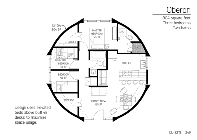 Monolithic Dome House Floor Plans  Floor  Plans  3 bedrooms Monolithic  Dome  Institute