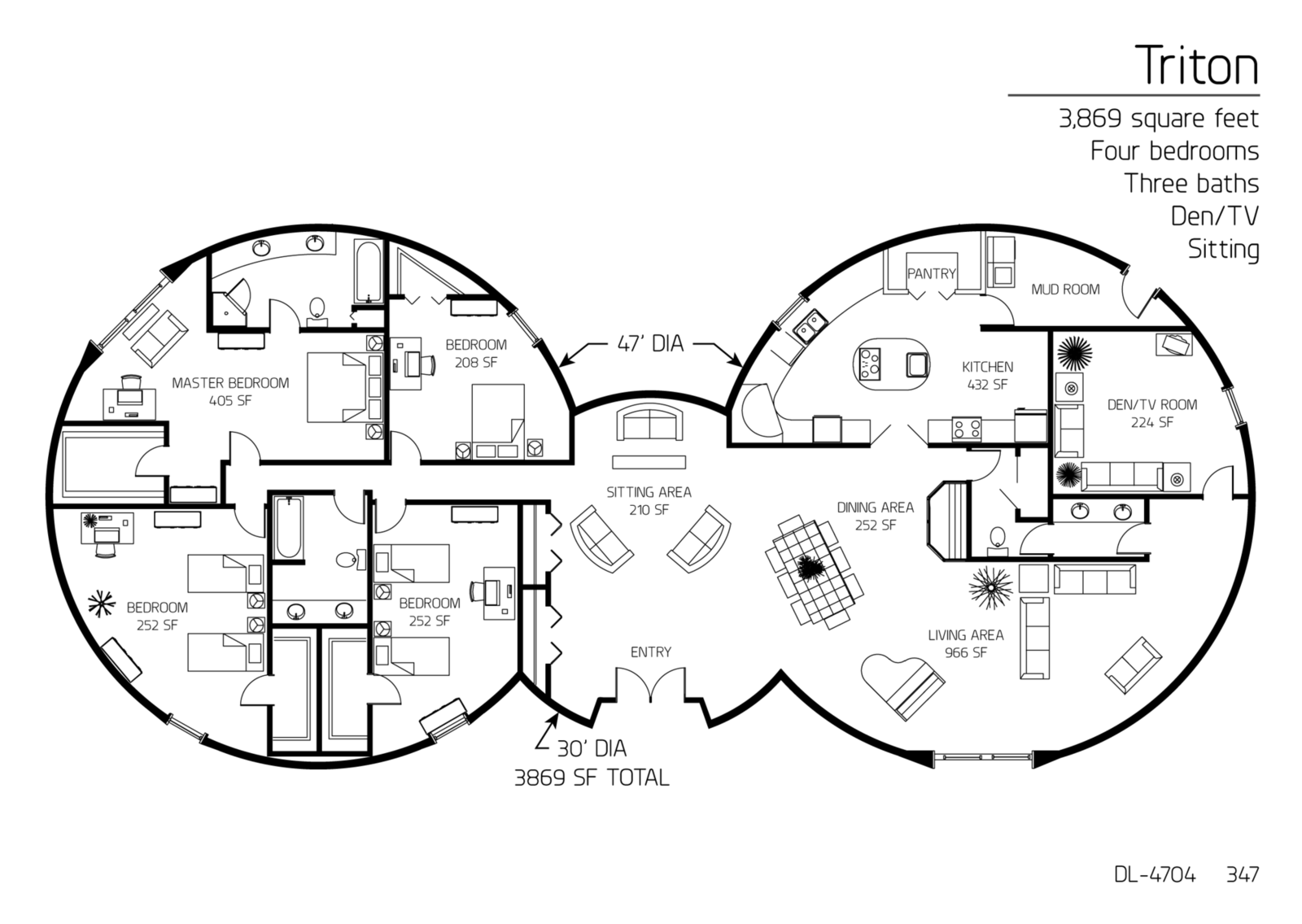 Floor Plan: DL-4704 | Monolithic.org