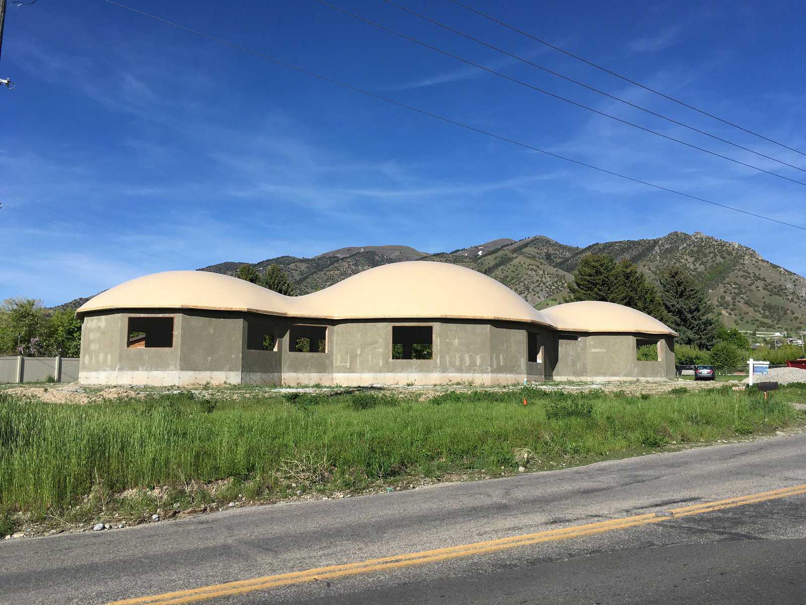 Shell Complete For Arcadia Monolithic Dome Home | Monolithic Dome Institute