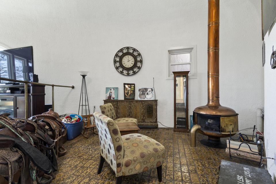 The Spaceship House For Sale Again In Colorado Monolithic Dome   Spaceship House Arvada Colorado Sunk In Sitting Area 