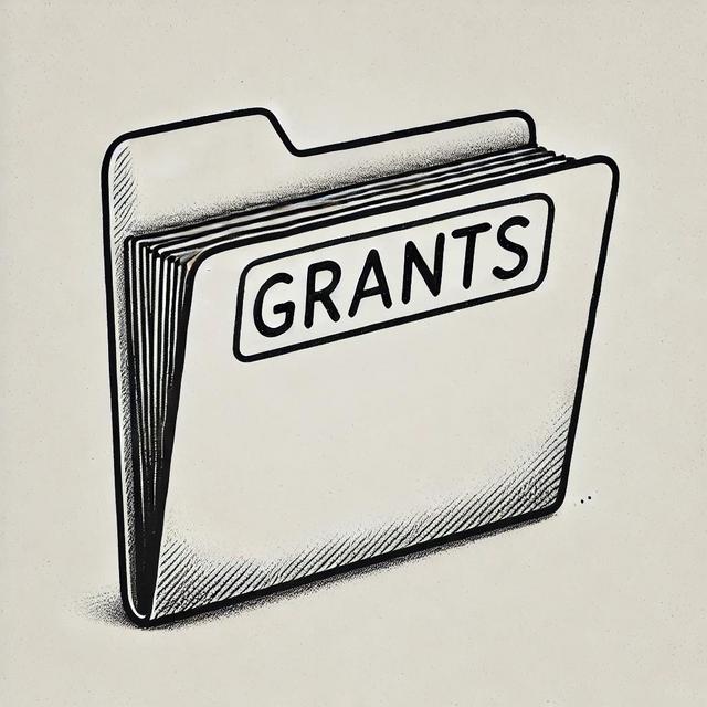 Folder Labeled Grants